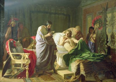 Confidence of Alexander the Great into his physician Philippos, 1870 by Henryk Siemiradzki
